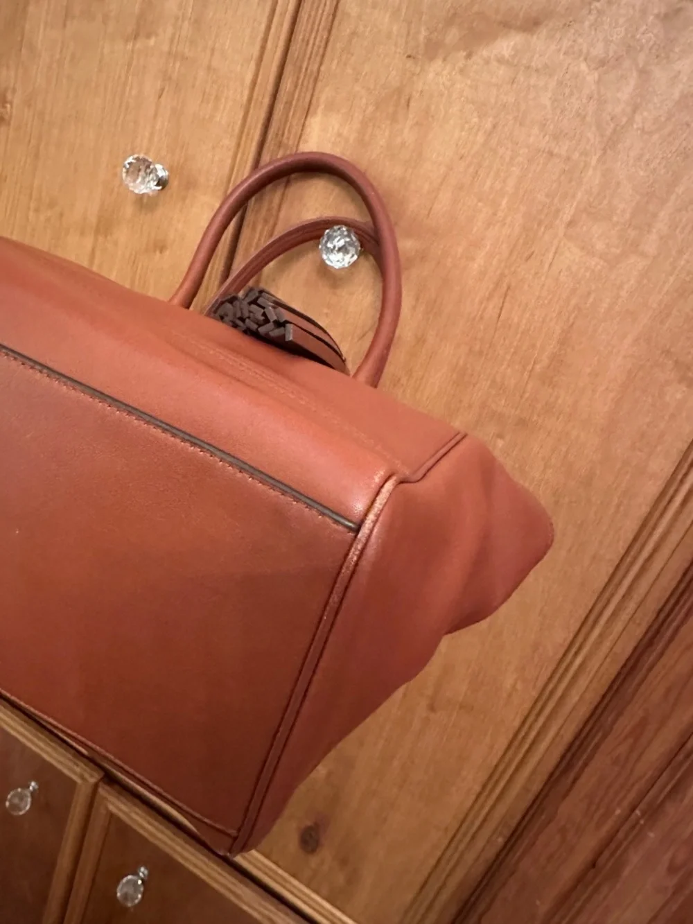 Coach Legacy Candace Carryall 19890 Cognac EUC MSRP $398 - Picture 7 of 11